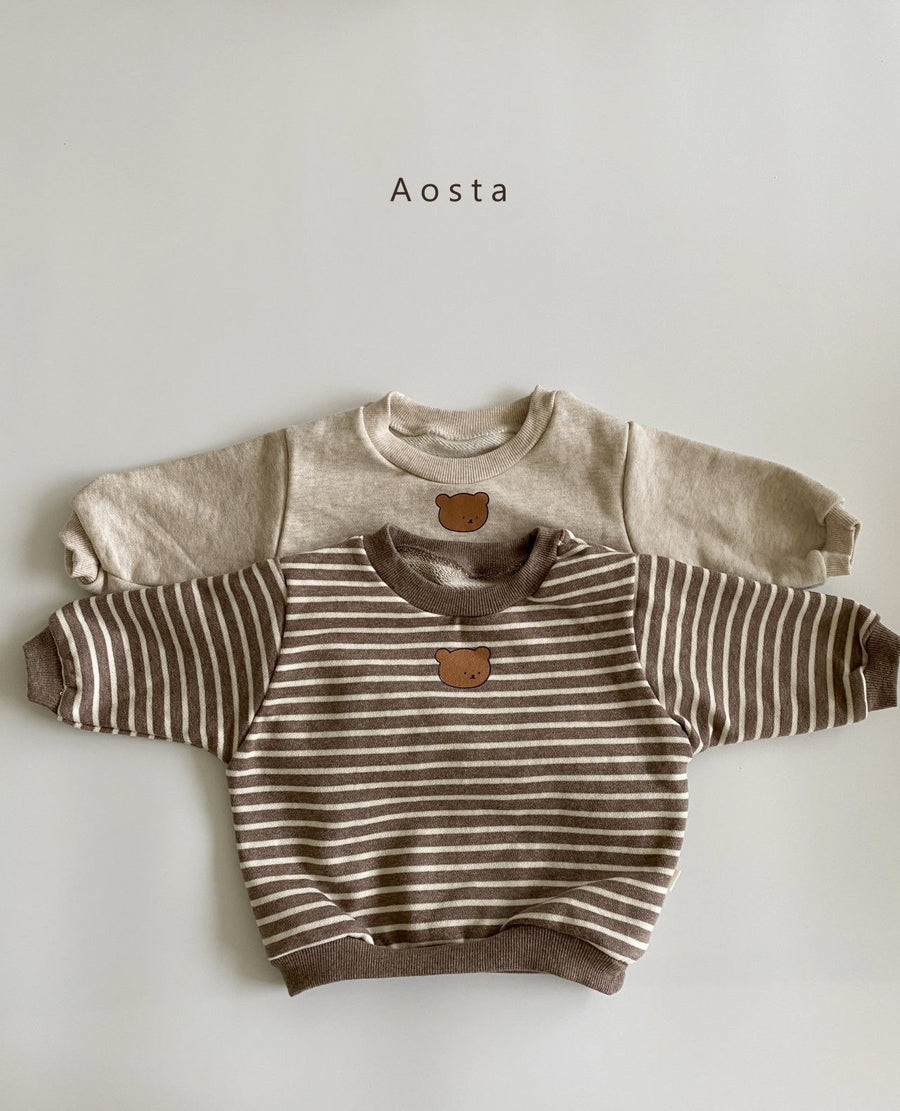 Aosta Tongtong Bear Sweater (2 colour options) - ooyoo