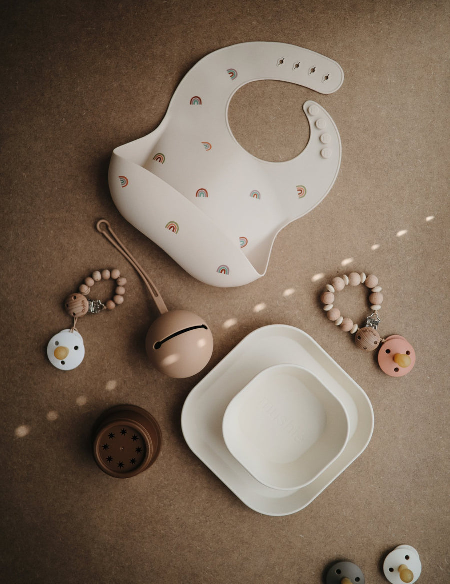 Mushie Pacifier Case (Pale Taupe) - ooyoo