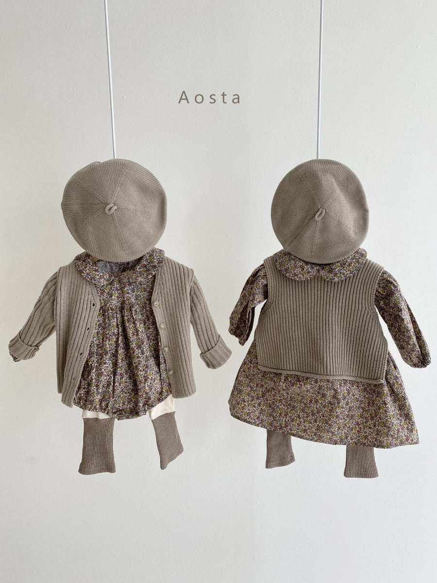 Aosta Golgi Knit Cardigan (4 colour options) - ooyoo