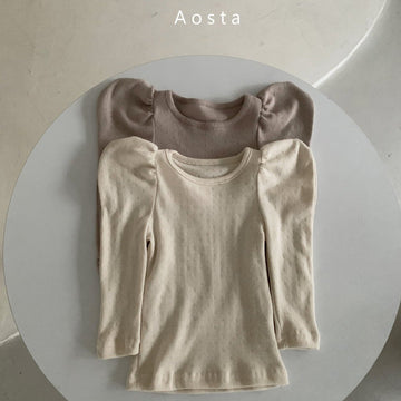 Aosta Puffy Sleeve Top (2 colour options) - ooyoo