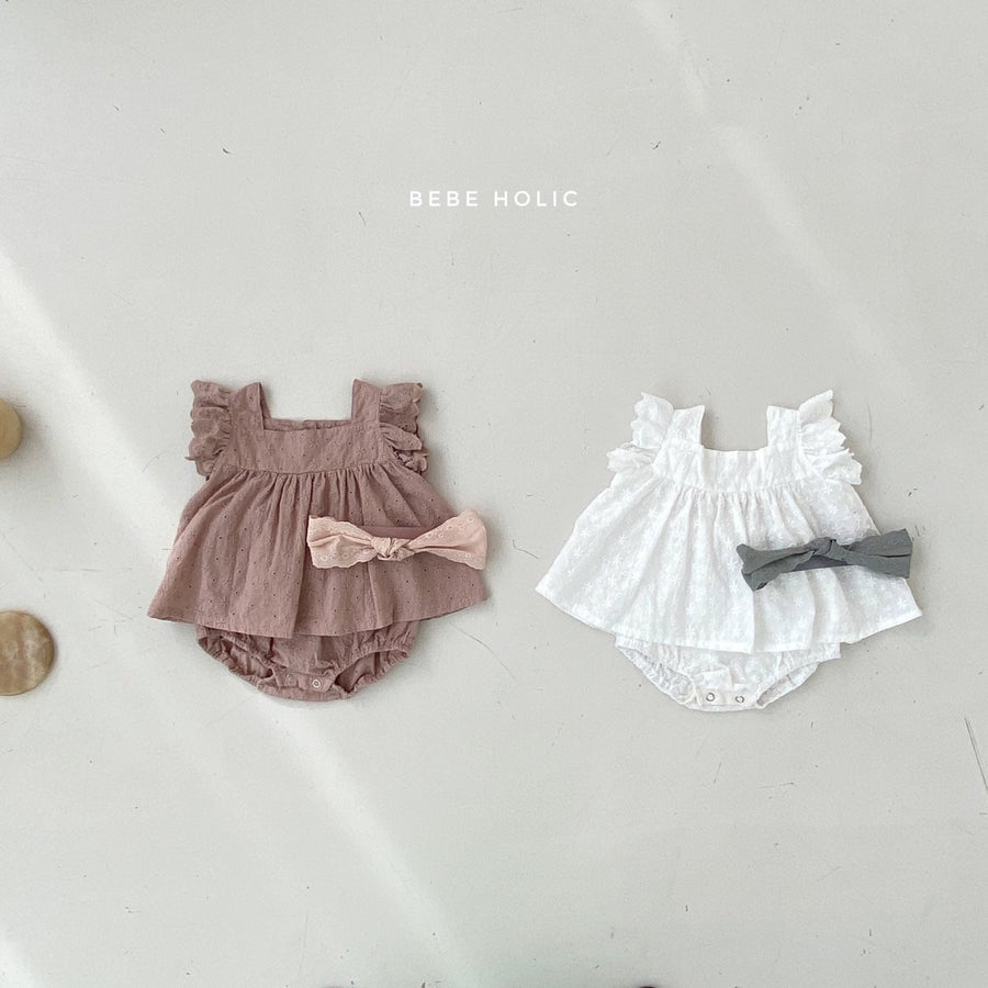 Bebeholic Daily Blouse and bloomer Set (2 colour options) - ooyoo