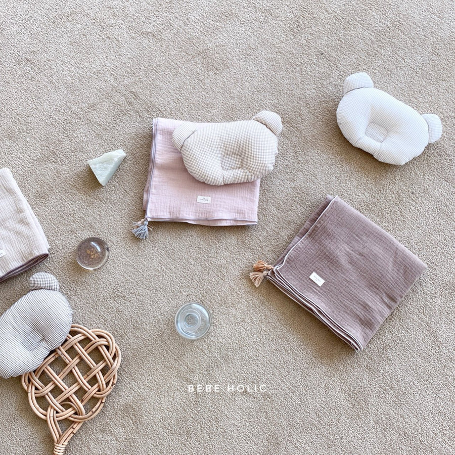 Bebeholic Pillow & Blanket Set (2 colour options) - ooyoo