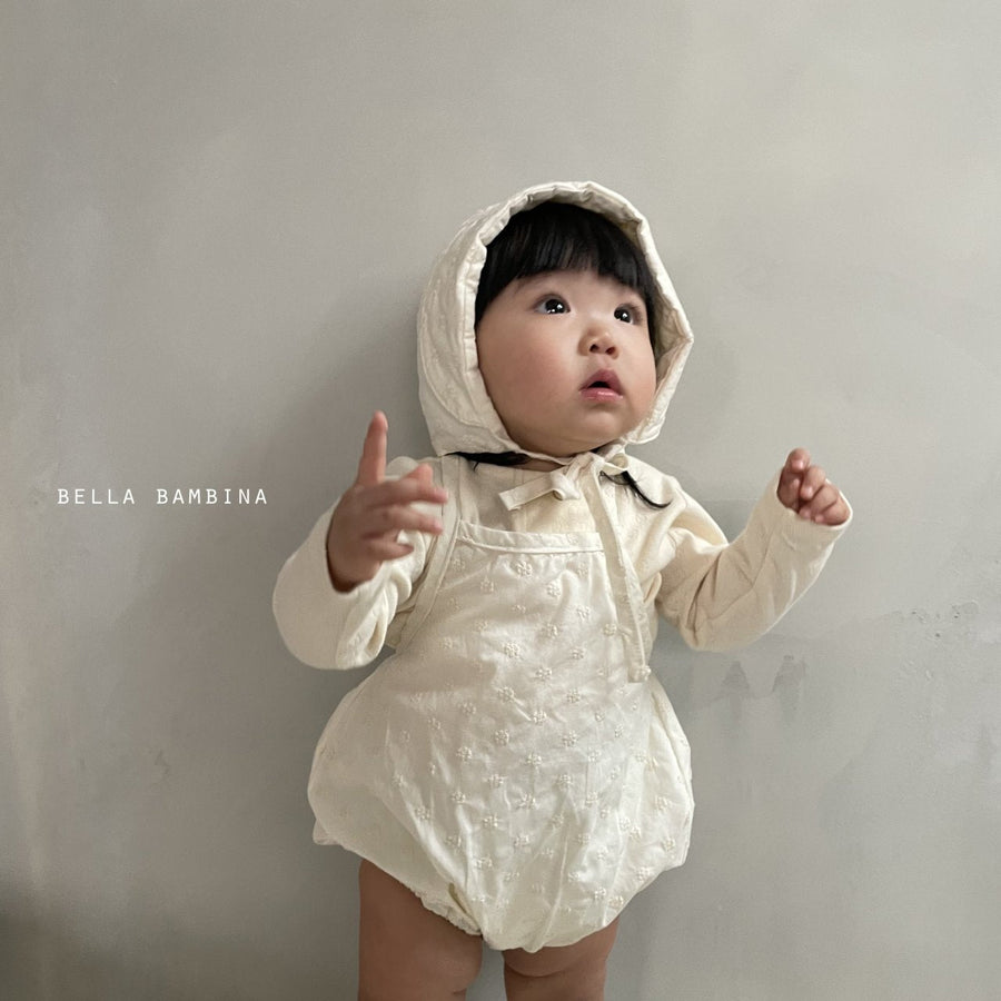 Bella Bambina Daisy Romper & Bonnet Set (2 colour options) - ooyoo