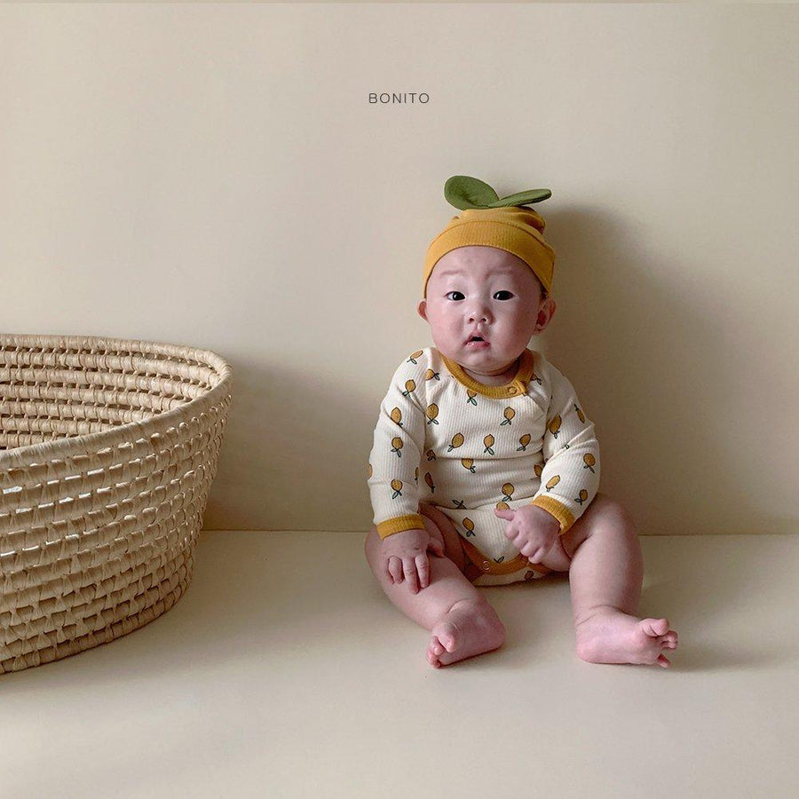 Bonito Lemon Babygrow Set (2 colour options) - ooyoo