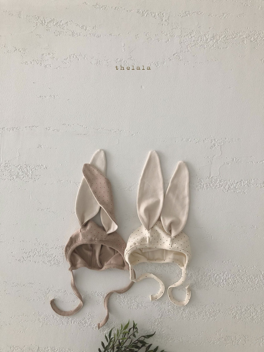 Lala Dotty Bunny Romper & Bonnet Set (2 colour options) - ooyoo