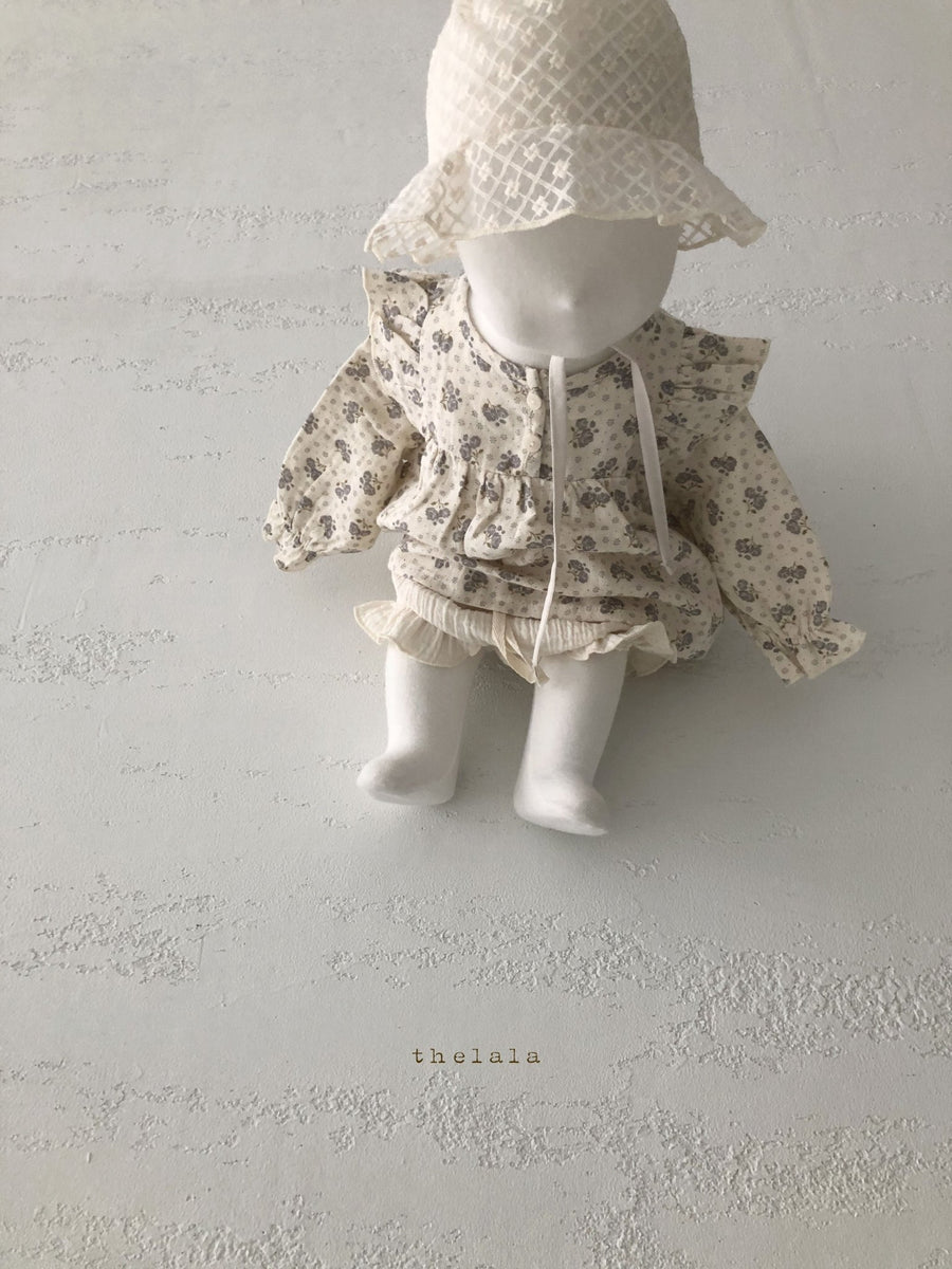 Lala Floral Blouse and Bloomer Set (2 colour options) - ooyoo