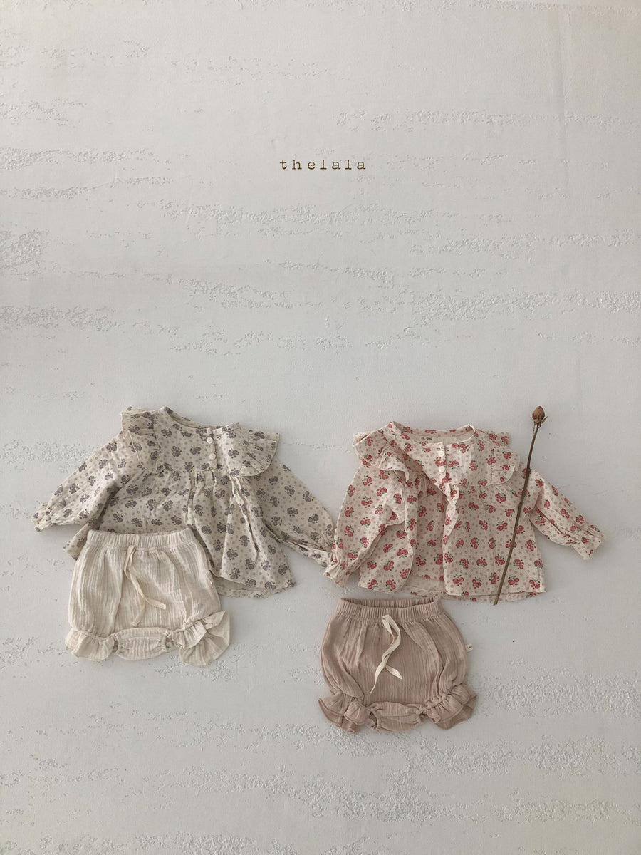 Lala Floral Blouse and Bloomer Set (2 colour options) - ooyoo
