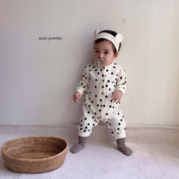 Mini Powder Dotty Babygrow - ooyoo