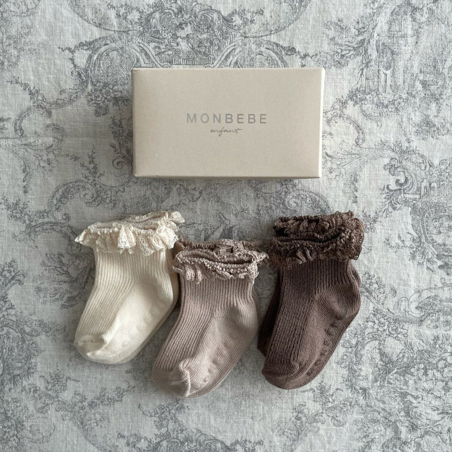 Monbebe Baby Frill Socks Gift Set - ooyoo