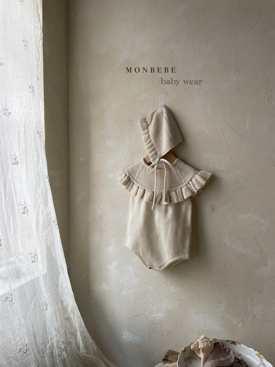 Monbebe Frill Knit Romper (3 colour options available) - ooyoo