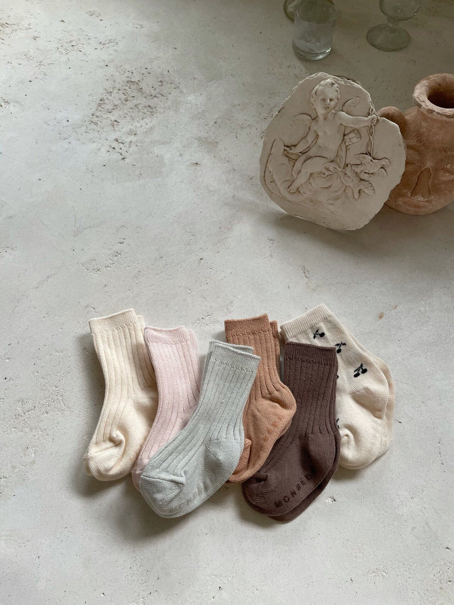 Monbebe Knee Socks Gift Set (Blush) - ooyoo