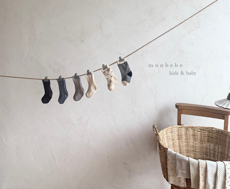 Monbebe Knee Socks Gift Set - Navy - ooyoo