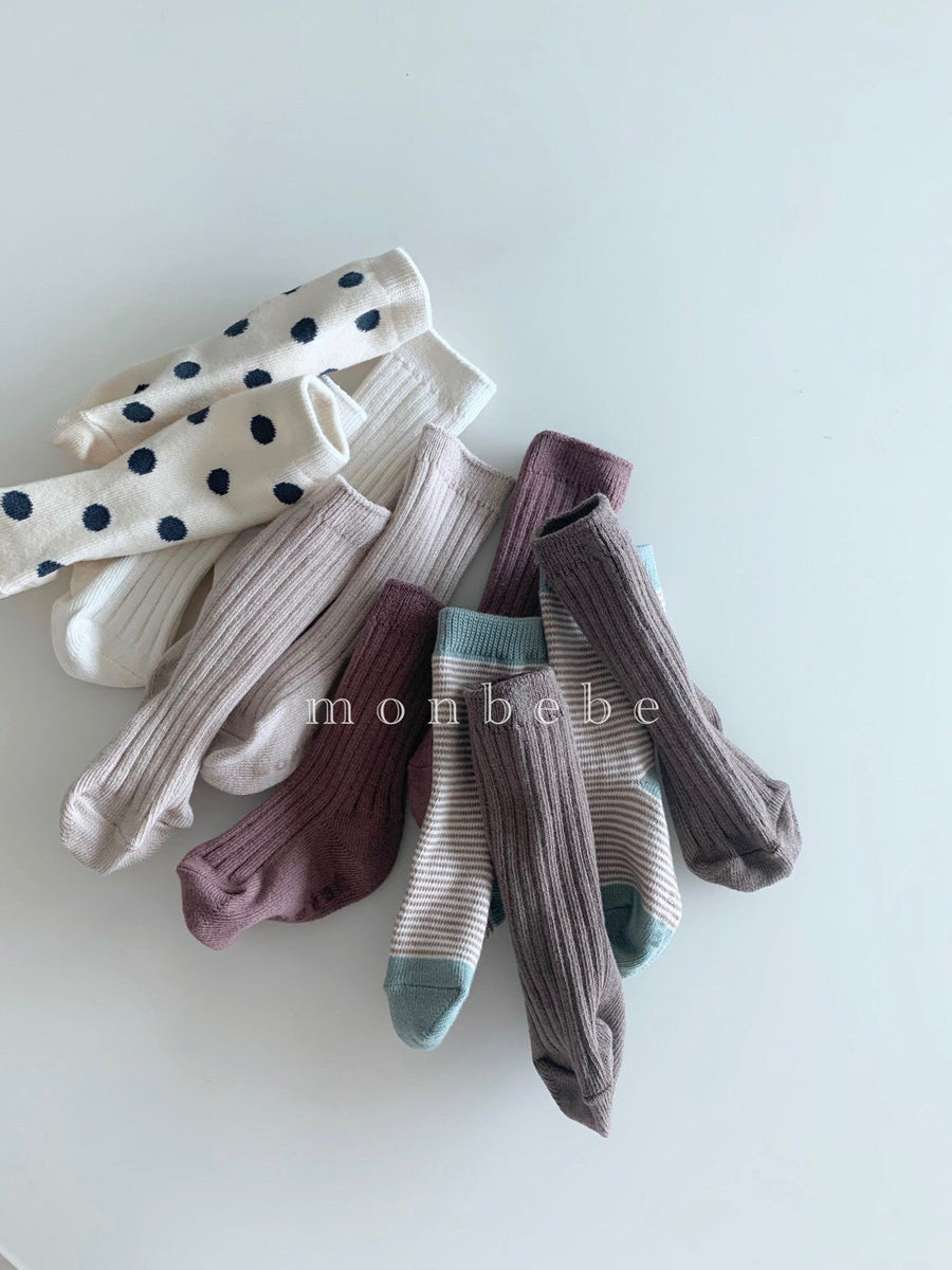 Monbebe Knee Socks Gift Set (Rose) - ooyoo