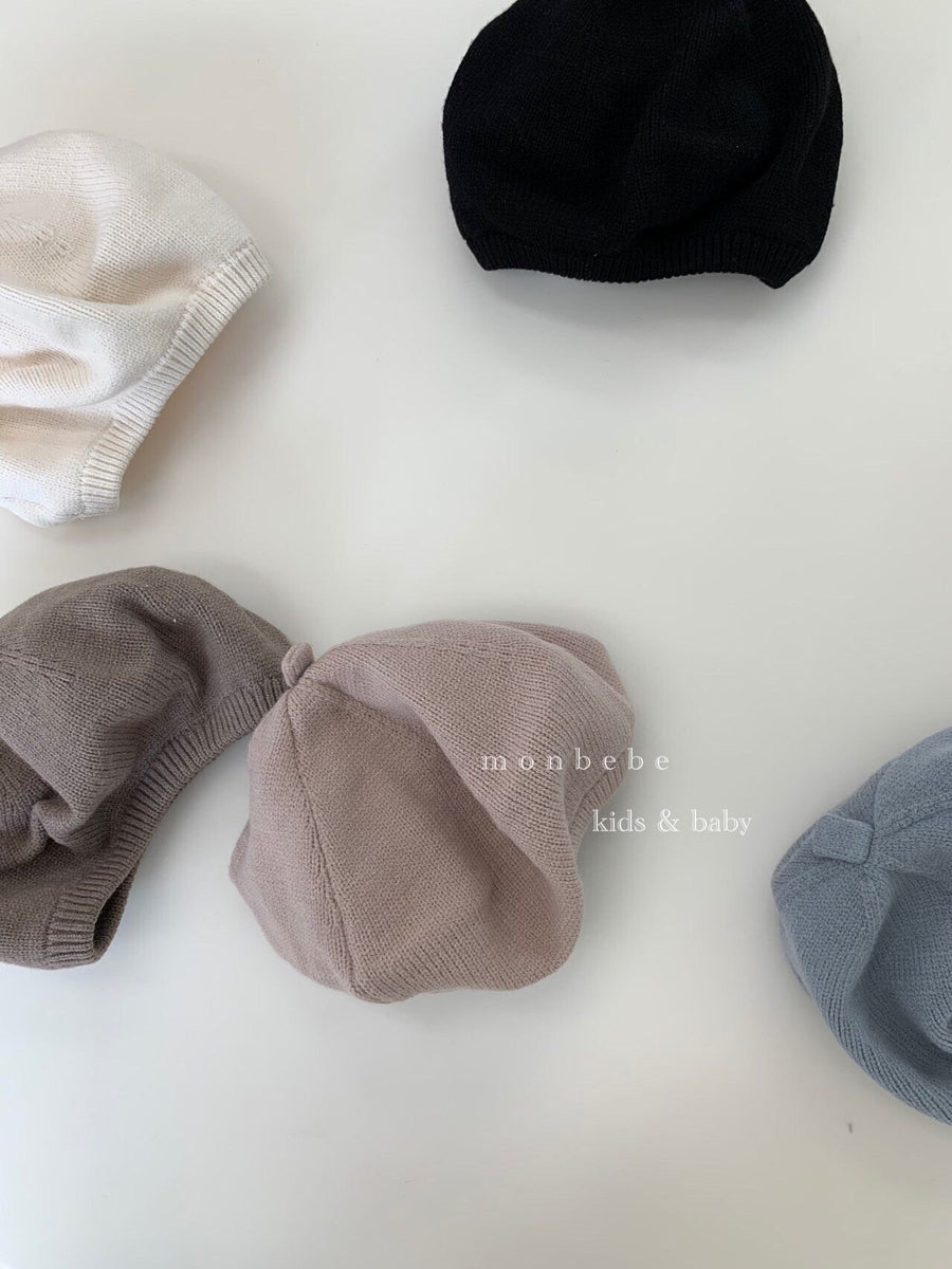 Monbebe Knit Beret (5 colour options) - ooyoo