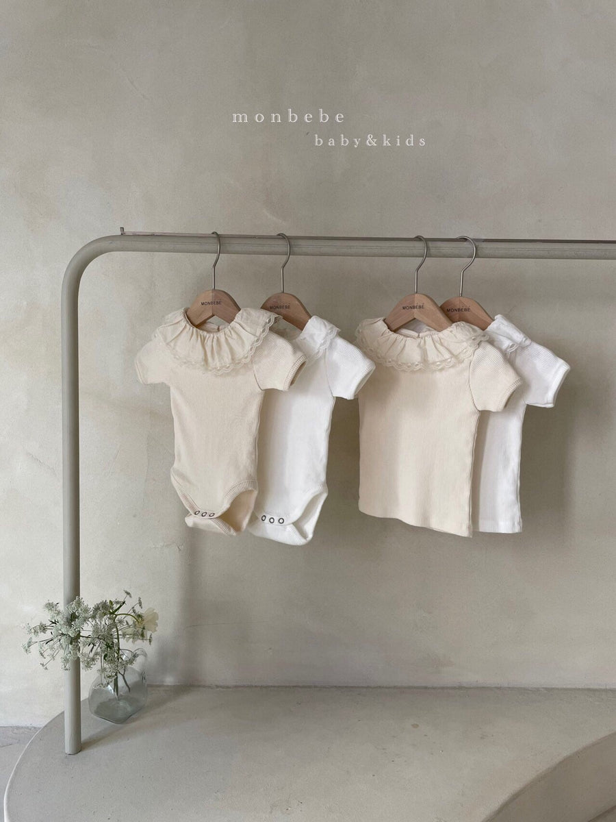 Monbebe Lulu Frill Tee (2 colour options) - ooyoo