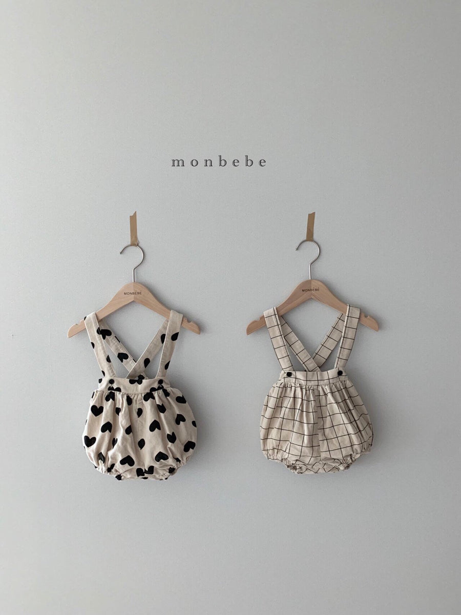 Monbebe Mono Suspender Bloomers (2 colour options) - ooyoo