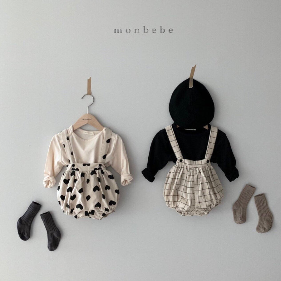 Monbebe Mono Suspender Bloomers (2 colour options) - ooyoo