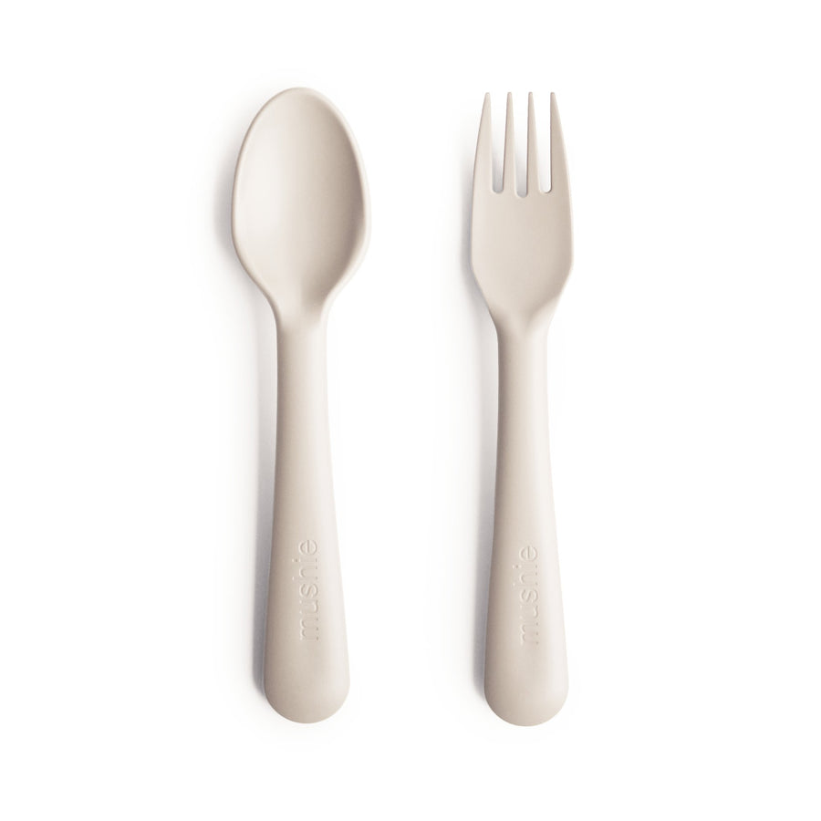 Mushie Fork & Spoon (Blush) - ooyoo