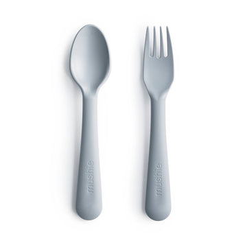 Mushie Fork & Spoon (Cloud) - ooyoo