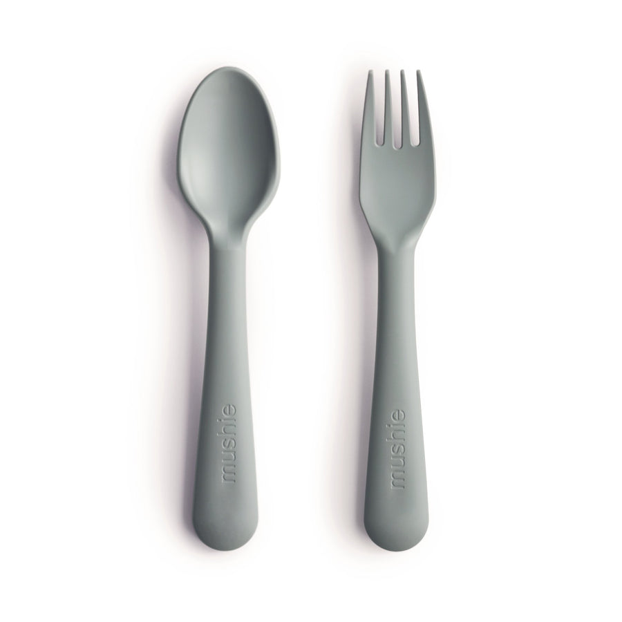 Mushie Fork & Spoon (Cloud) - ooyoo