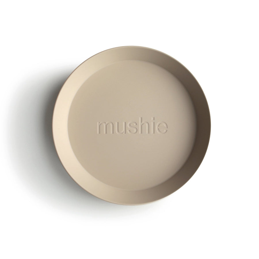Mushie Round Plate Set (Mustard) - ooyoo