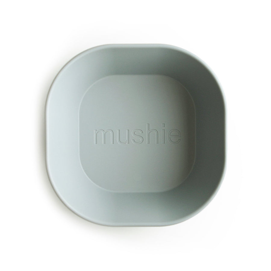Mushie Square Bowl Set (Sage) - ooyoo