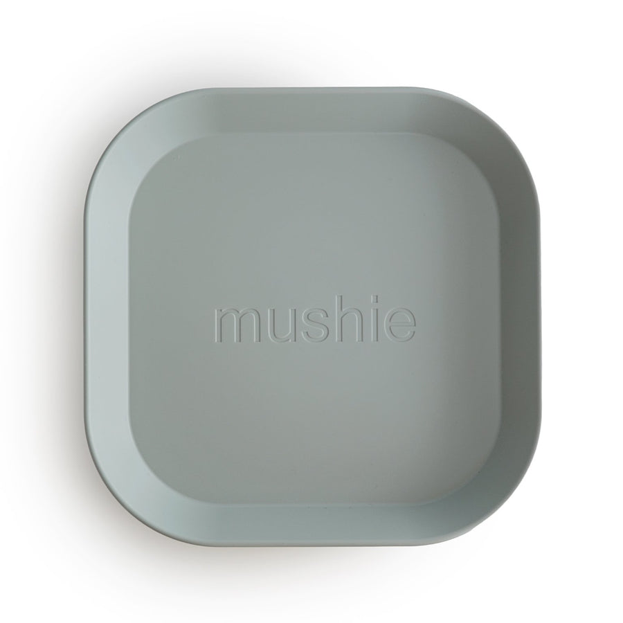 Mushie Square Plate (Blush) - ooyoo