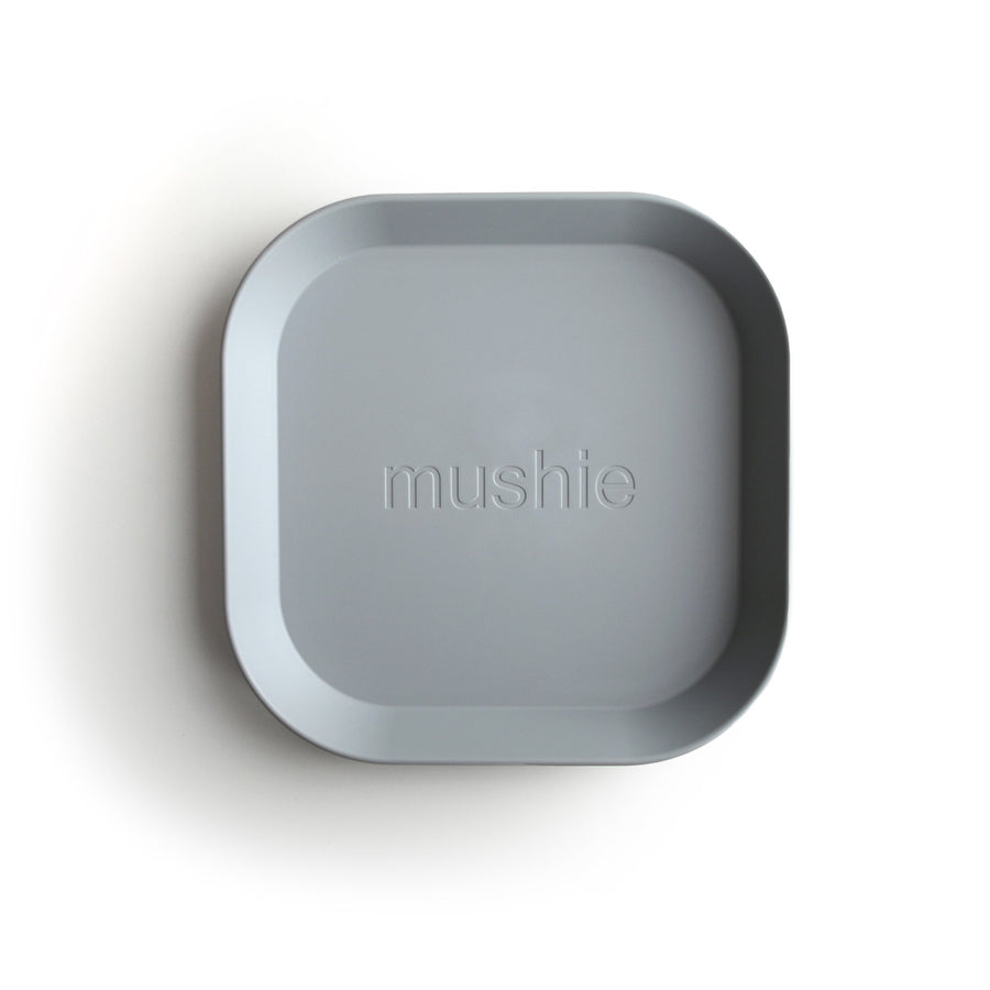 Mushie Square Plate (Ivory) - ooyoo