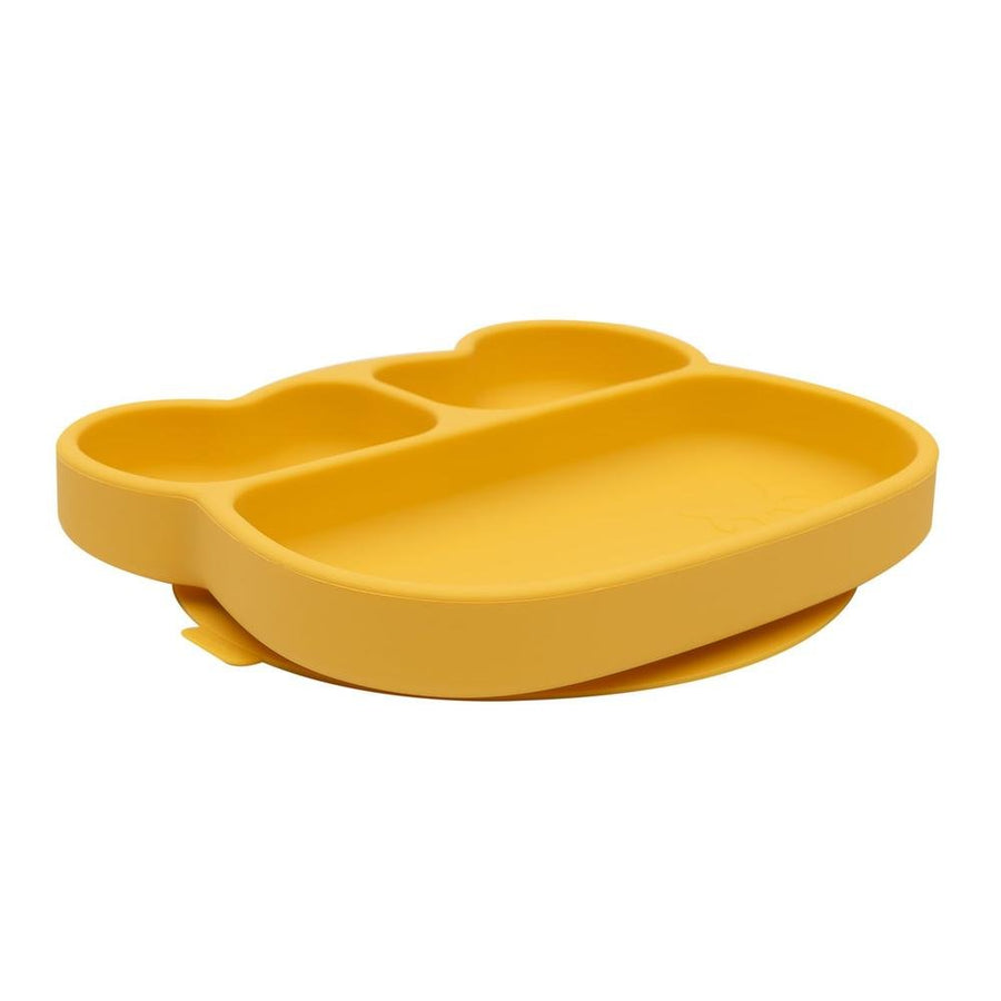 WMBT Bear Stickie Plate (Yellow) - ooyoo
