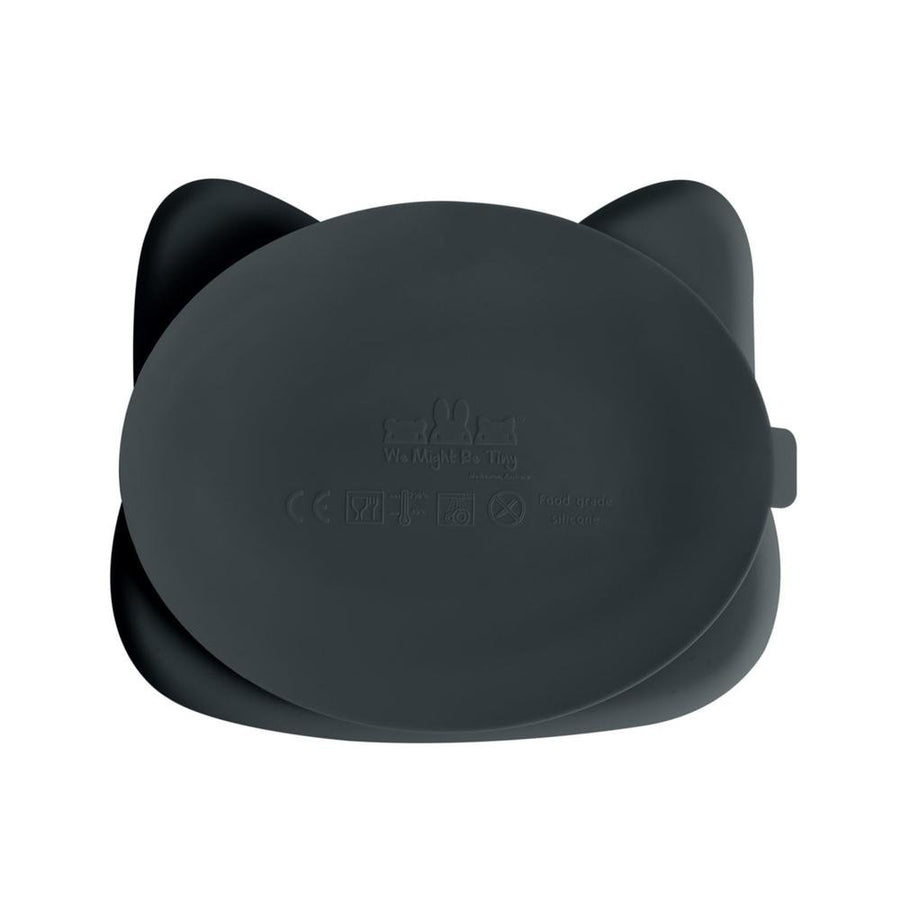 WMBT Cat Stickie Plate (Charcoal) - ooyoo