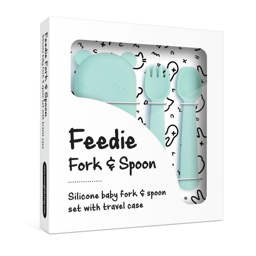 WMBT Feedie Fork & Spoon (Mint) - ooyoo